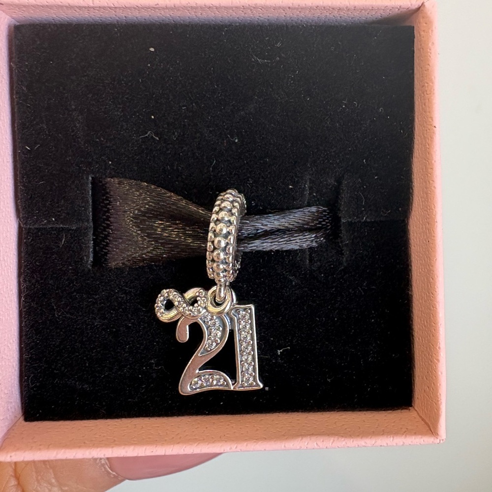 Brand new authentic Pandora 21st birthday charm